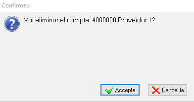 Suprimir compte