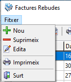 Imprimeix factures rebudes