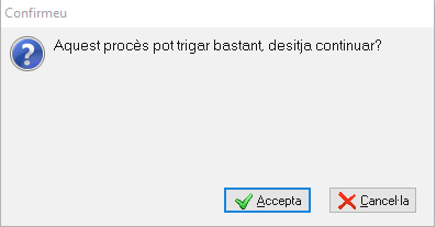 Recalcul de saldos inici
