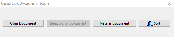 Gestio Link Document Factura Obrir-Netejar